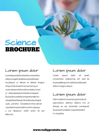 Science Brochure Template — preview 2