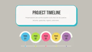 Project Timeline Template — free Google Slides template