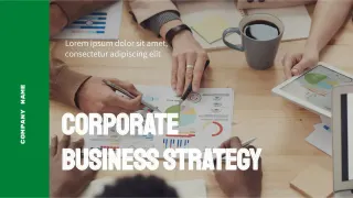 Corporate Business Strategy Template — free Google Slides template