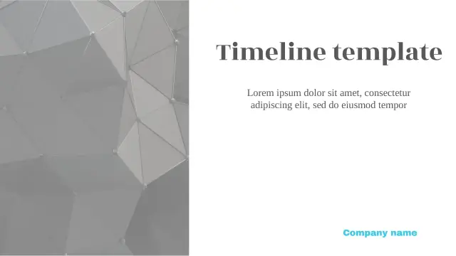 Timeline Template — free Google Slides template
