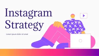 Instagram Strategy Template — free Google Slides template