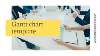 Gantt Chart Template — free Google Slides template