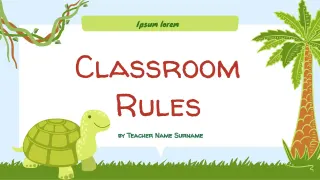 School Template — free Google Slides template
