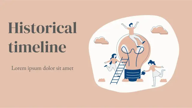 Historical Timeline Template — free Google Slides template