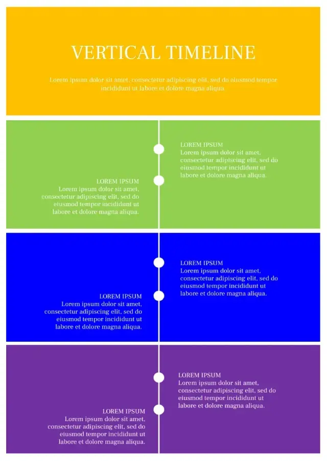 Vertical Timeline Template — free Google Docs template