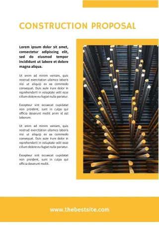 Construction Proposal Template — free Google Docs template