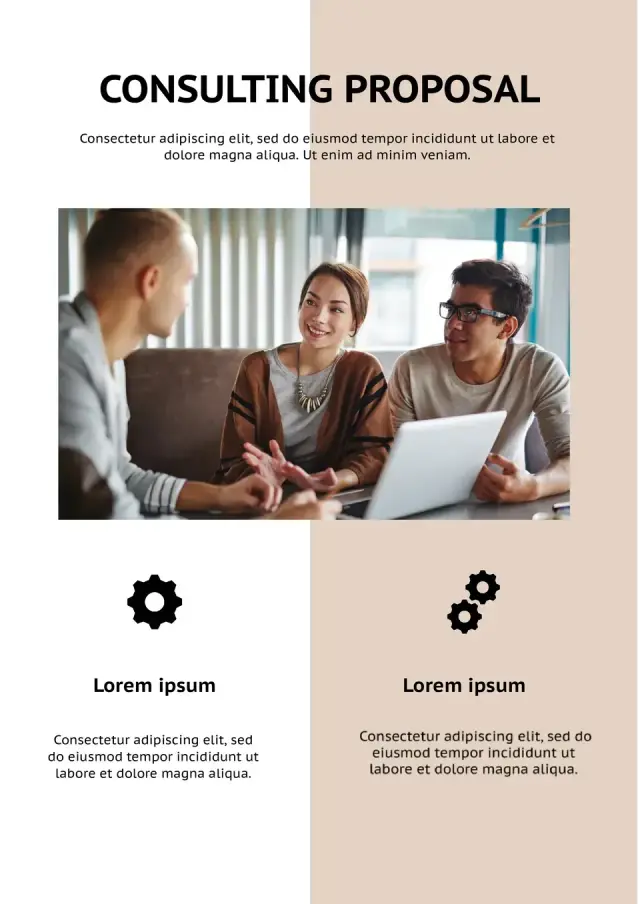Consulting Proposal Template — free Google Docs template