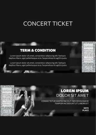 Concert Ticket Template — free Google Docs template