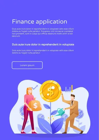 Finance Application Template — free Google Docs template