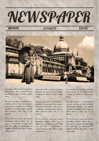 Ancient Newspaper Template — free Google Docs template
