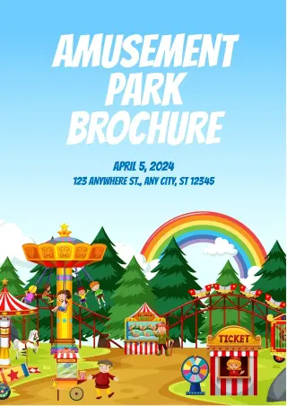 Amusement Park Brochure Template — free Google Docs template