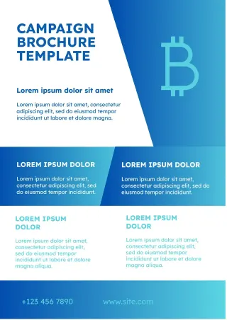 Campaign Brochure Template — free Google Docs template