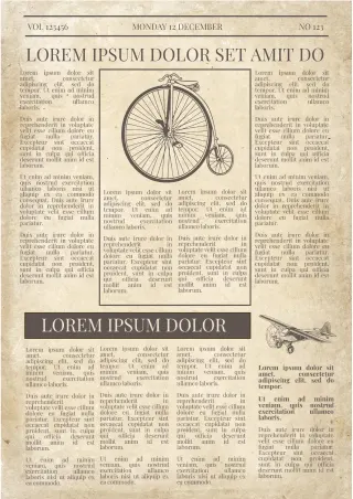 Old Newspaper Template — preview 2