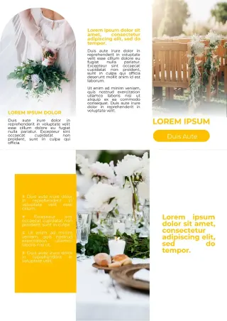 Wedding Brochure Template — free Google Docs template