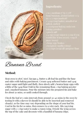 Professional Recipe Template — free Google Docs template