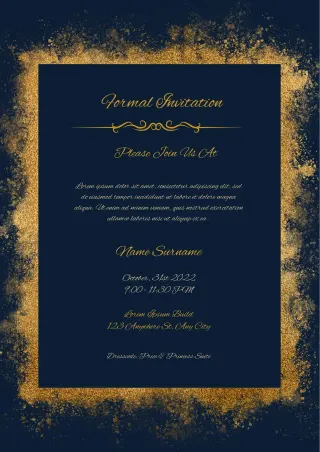 Formal Invitation Template — free Google Docs template