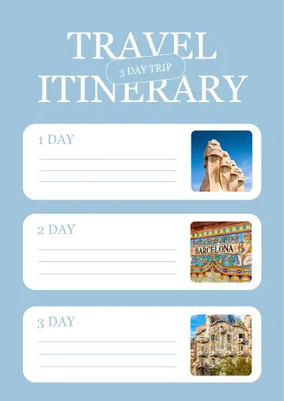 Travel Itinerary Template — free Google Docs template