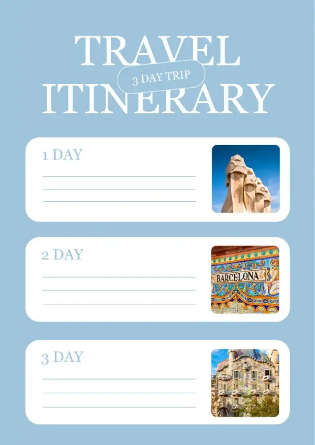 Travel Itinerary Template — free Google Docs template