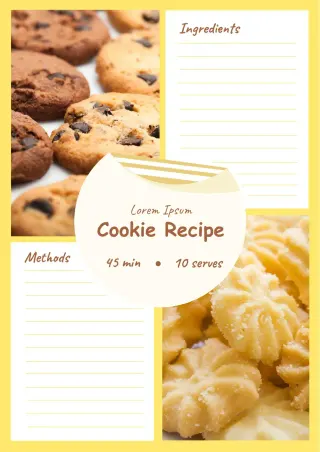 Cookie Recipe Template — free Google Docs template