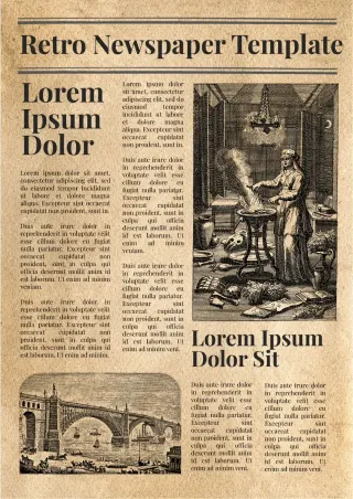 Retro Newspaper Template — free Google Docs template