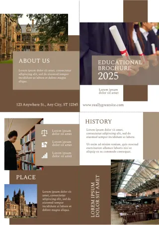 Educational Brochure Template — free Google Docs template
