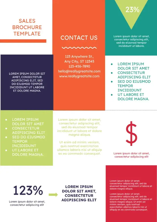 Sales Brochure Template — free Google Docs template