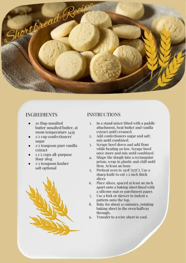 Bakery Recipe Template — free Google Docs template