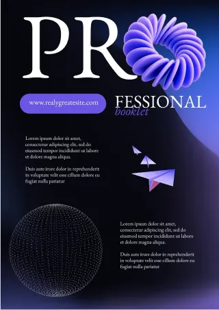 Professional Booklet Template — free Google Docs template